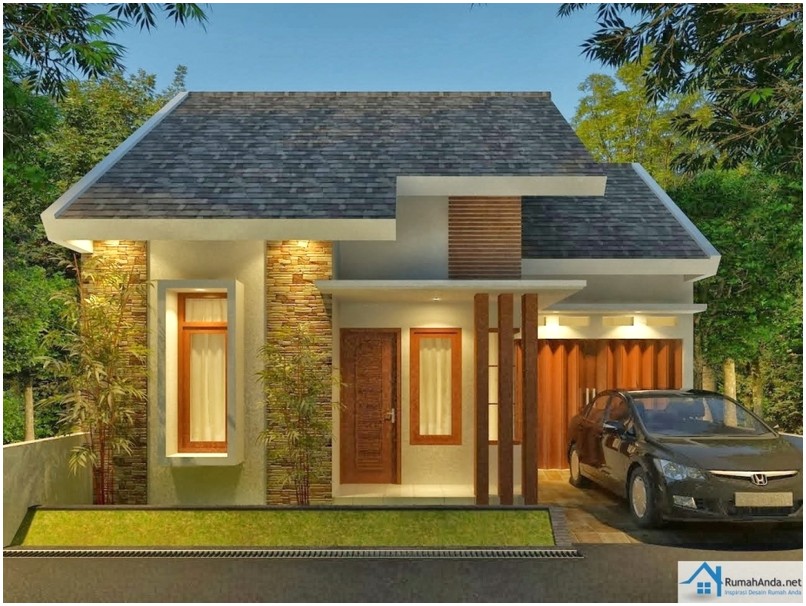 Desain Rumah Minimalis 1 Lantai Exotic Masa Kini Nuansa Tropis