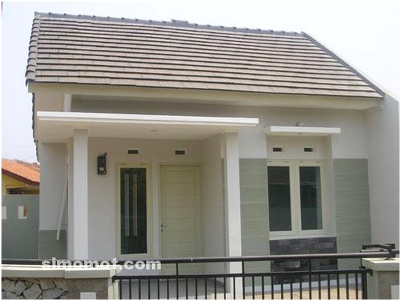 Ide mempesona Model desain rumah minimalis 1 lantai mewah nyaman elegan warna putih tampak depan