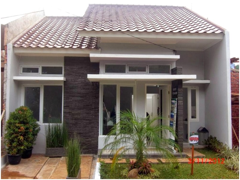 Model desain rumah minimalis 1 lantai modern warna putih terbaru terbaik asri sejuk elegan