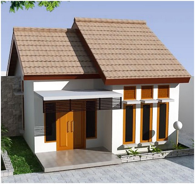 Terbaik model desain rumah minimalis mungil 1 lantai mewah nyaman elegan terbaik tampak depan