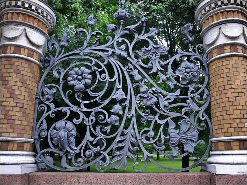 Contoh Pagar Besi Dengan Batu Alam