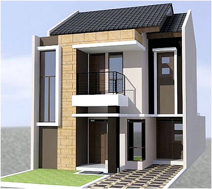 Desain Rumah Minimalis 2 Lantai Modern Mewah Sederhana Unik Terbaru