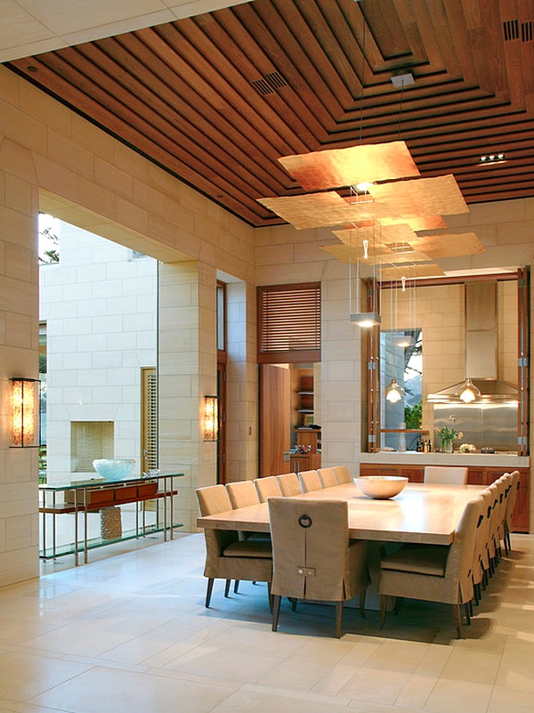 Model Plafon Kayu Jati Rumah Mnimalis Sederhana Kecil Elegan Modern Terbaru