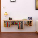 Rak Buku Dinding Unik