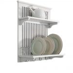 Rak Piring Kayu Minimalis Tempel Dinding