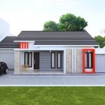 Rumah Minimalis Sederhana Type 45 1 Lantai Tampak Depan