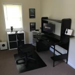 Model Meja Komputer Minimalis Hitam Keren