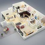 Contoh Denah Rumah Minimalis 2 Kamar Tidur 3d Dengan Ruang Ramu Dan Ruang Keluarga Yang Menyatu