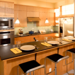Desain Meja Dapur Kayu Terbaru