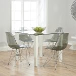 Desain Meja Makan Dari Kaca Minimalis