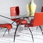 Model Meja Kaca 4 Kursi