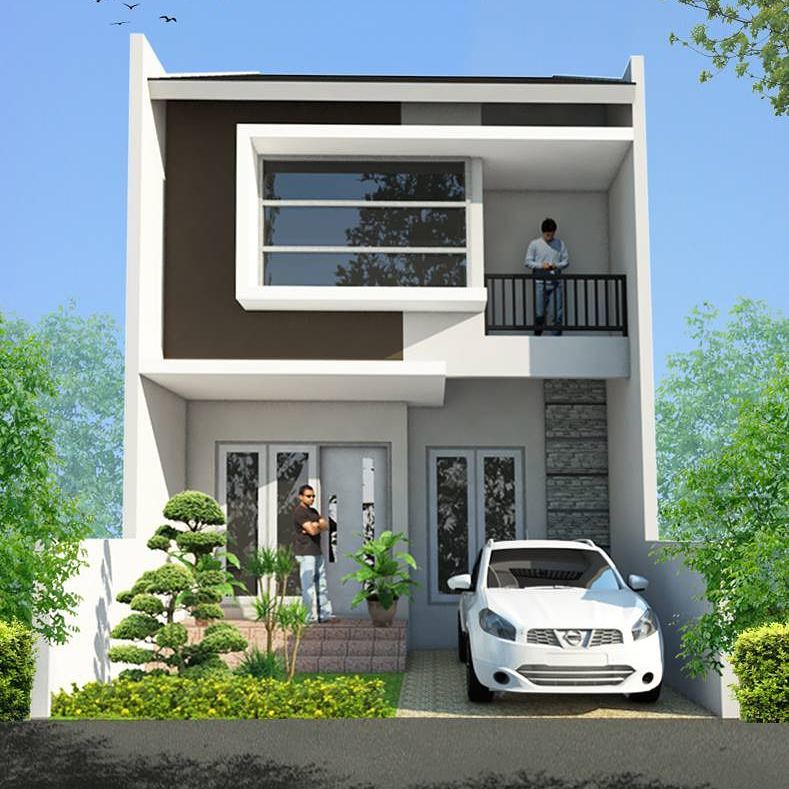 Gambar Desain Rumah Minimalis Modern 2 Lantai