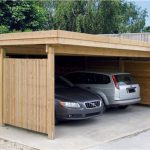 Garasi Mobil Dari Kayu